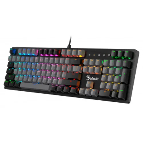 Клавиатура A4Tech Bloody B828N механическая черный/серый USB for gamer LED (B828N (GREY+BLACK))